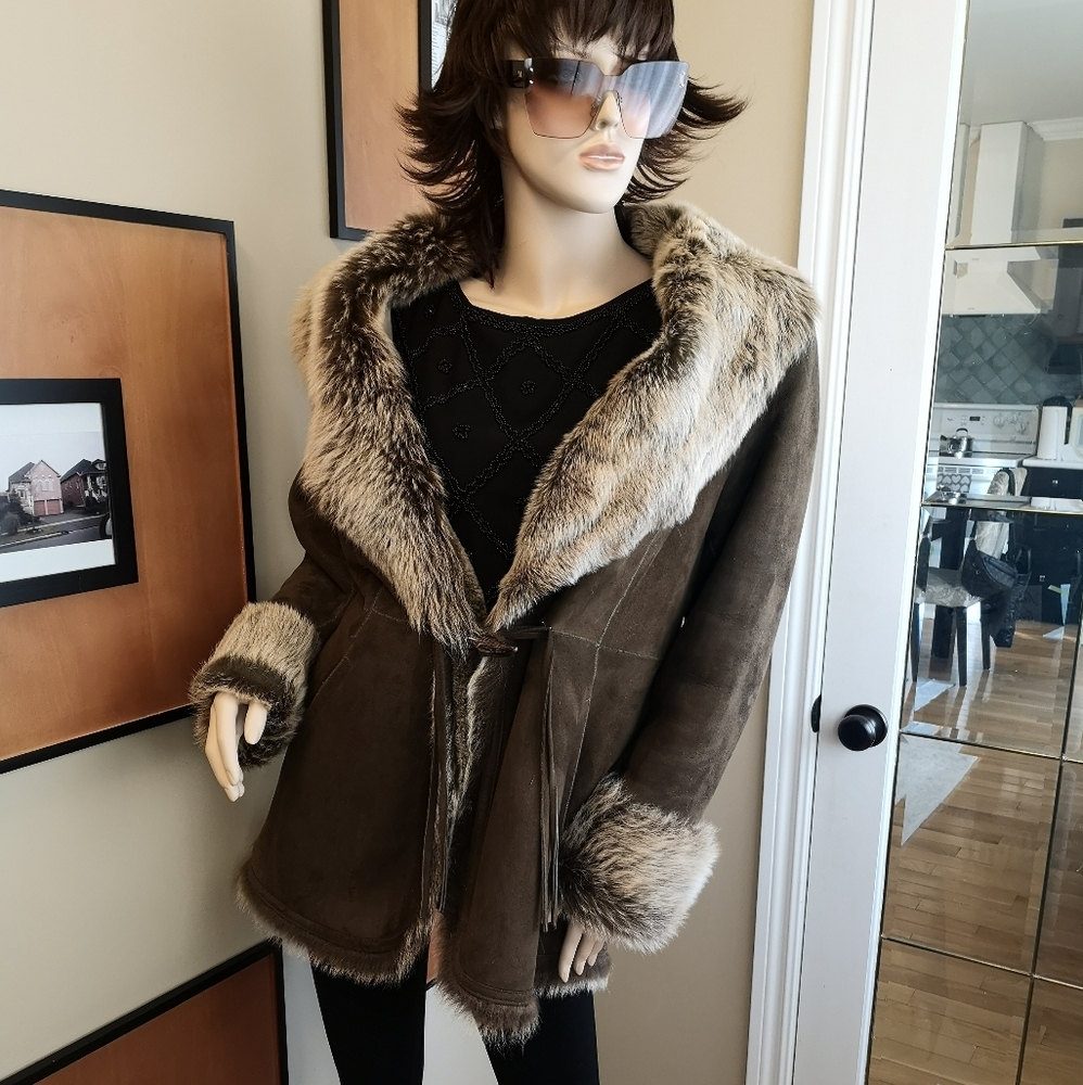 Blue Duck Shearling Coat